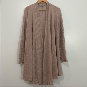 Bryn Walker Light Tan Open Cardigan